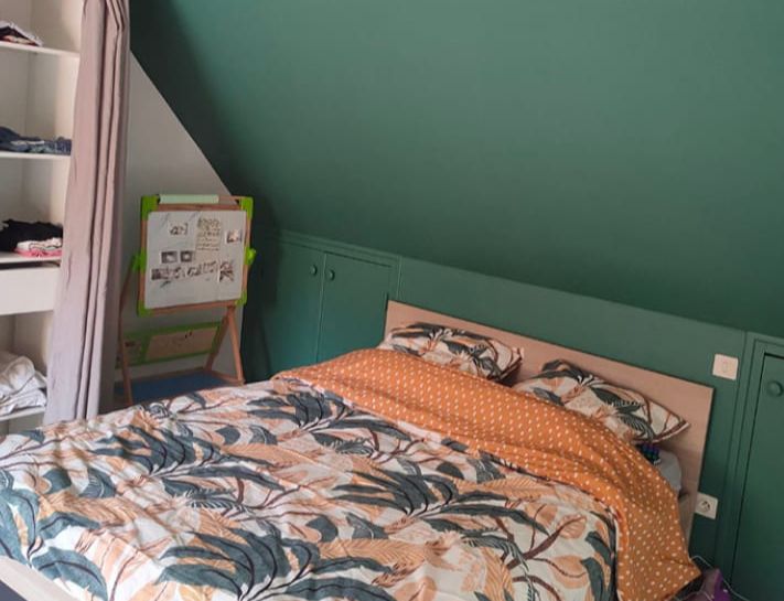Peinture intérieure dans une chambre près de Landivisiau Peinture intérieure dans une chambre près de Landivisiau